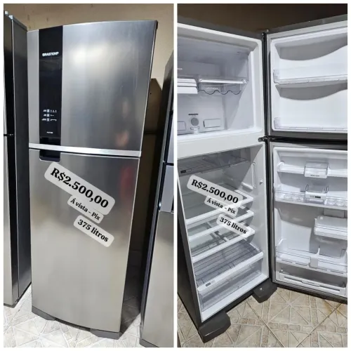 Geladeira Brastemp Inox ( Entrego)