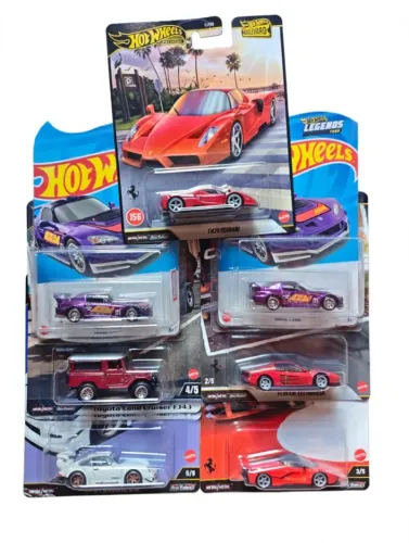 Lote - 7 Hot Wheels Premium Boulevard - Legends - Car Culture