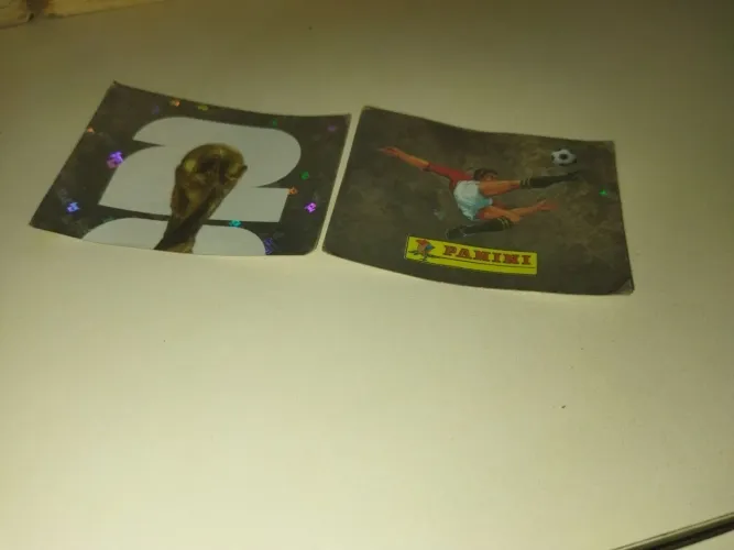 Cartinha da copa 00 e cartinha um 1