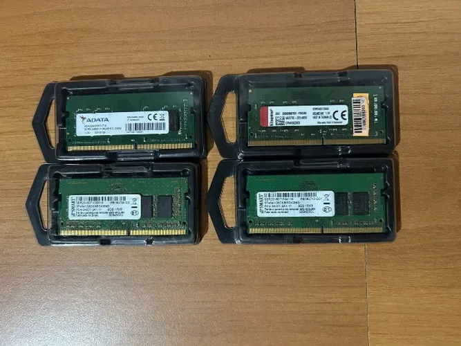 Lote 4 Memórias RAM Notebook 8GB DDR4 2400MHz 32GB