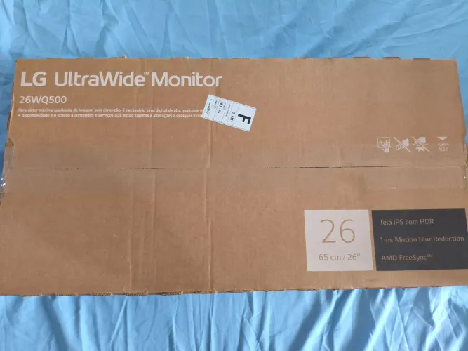 MONITOR 26" LG ULTRA WIDE 26WQ500 LACRADO COM NOTA E GARANTIA 