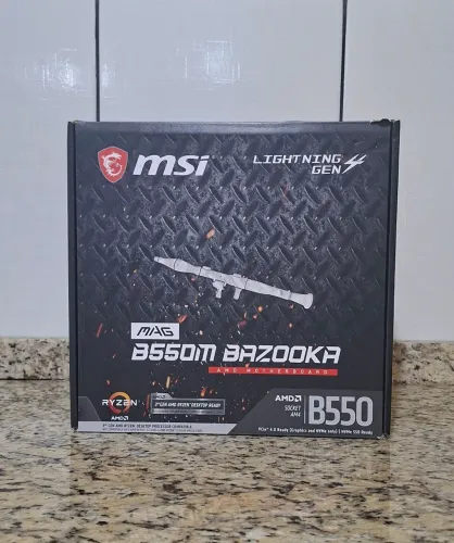 B550 Bazooka MSI 'LEIA A DESCRIÇÃO'<br>Está funcionan normalmente,