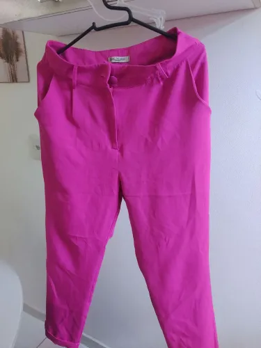 Calça rosa social