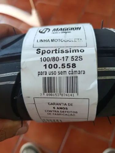 Pneu 100/80-17 maggion