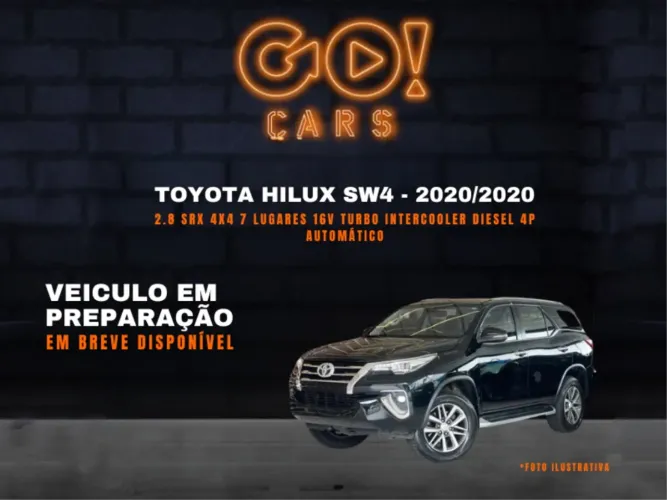 Toyota Hilux SW4 4X4 2.8 Diesel 2020