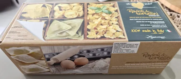 Kit de moldes para Massas para Ravióli e Cappelletti - 8 Pcs - NOVO NA CAIXA