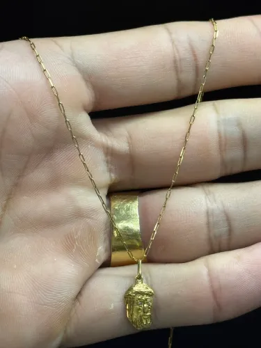 Corrente + Pingente Ouro18k