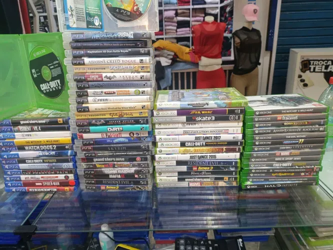 Jogos playstation 4 3 xbox one xbox 360 só chamar passo valores