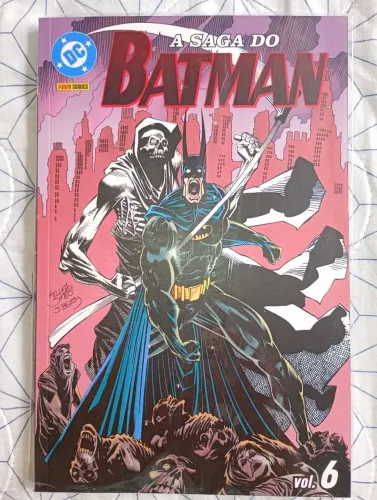A Saga do Batman 6 Panini Novo Lacrado Contágio