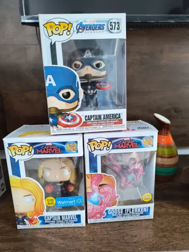Trio Funko pop Marvel