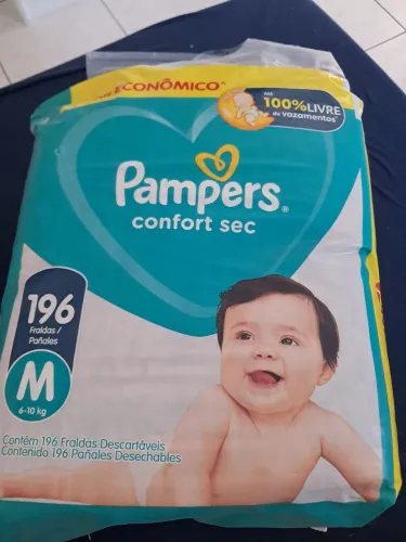 Vendo fralda pampers confort sec tam M