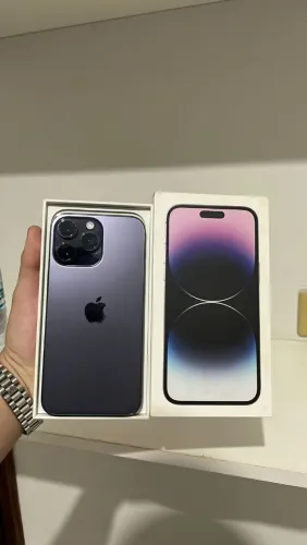 Iphone 14 Pro Max 128 GB Seminovo sem detalhes caixa original 