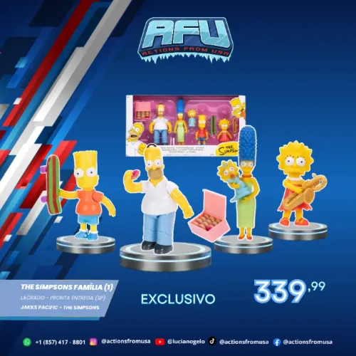 Jakks Pacific - The Simpsons Família