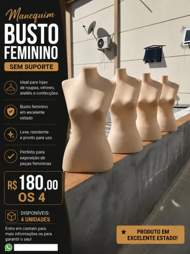 Busto manequim