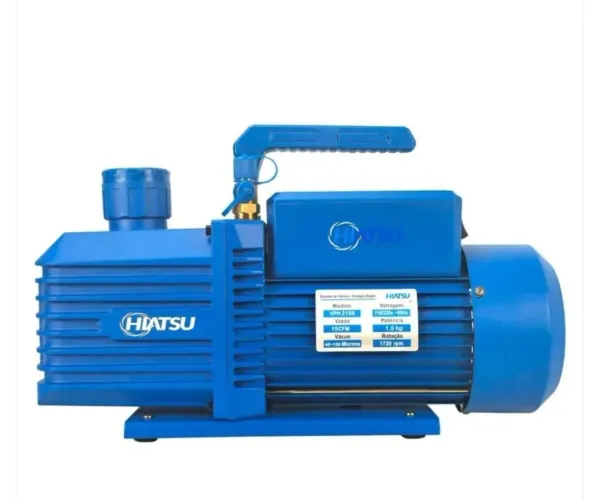 Bomba de vacuo 12 cfm duplo estagio Hiatsu