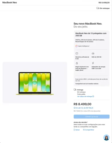 MACBOOK NEO GREEN