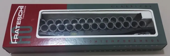 Vagão Plataforma MRS Com Bobinas De Fio Máquina - Frateschi