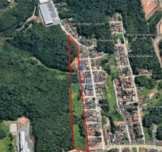 Terreno à venda por - R$ 6.000.000,00 - Floresta - Joinville/SC