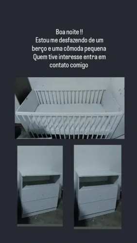 Berço e cômoda