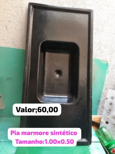 Pia marmore sintético! Aceito proposta