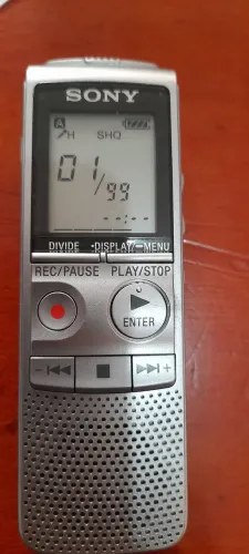 Aparelho gravador sony 1g funcionando nunca usado