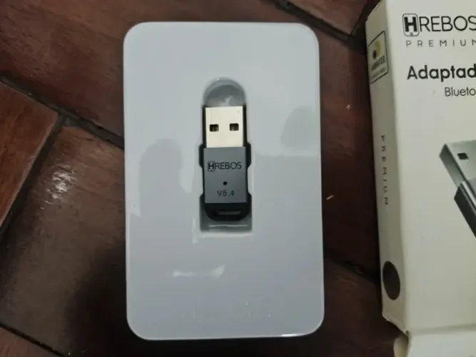 Adaptador Bluetooth 5.4 USB Hrebos AD-228 - Versão Atualizada (Open Box)