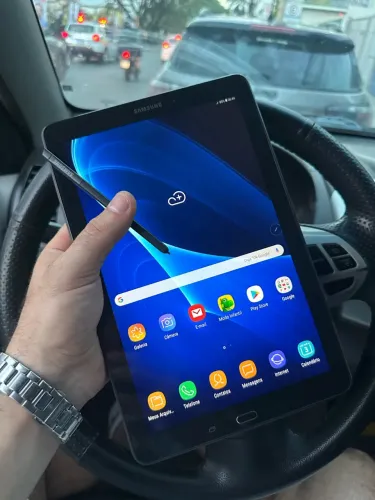 Tablet Samsung A6 Modelo S Pen - Entrada Chip - Avalio trocas e cartão até 18x