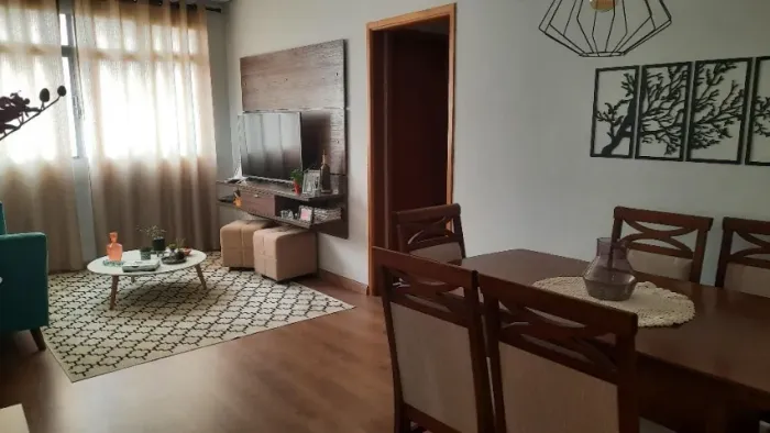 Alugo excelente apartamento mobiliado 2 quartos ao lado Hospital dos Estivadores 