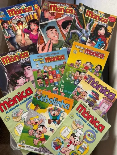 Conjunto Gibis turma da Mônica