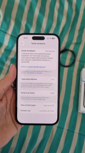 IPHONE 15 125 Gigas R$ 2.500,00