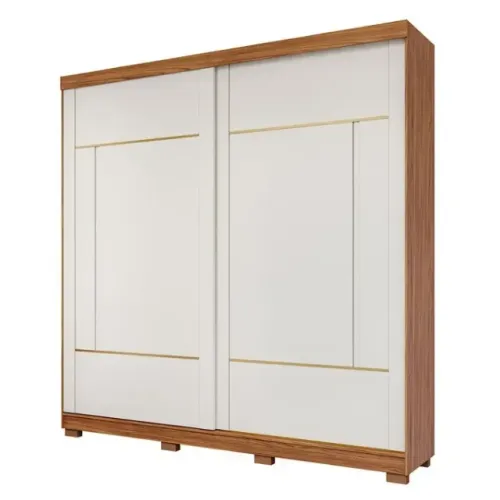 Guarda Roupa Oliva Casal C/ Espelho