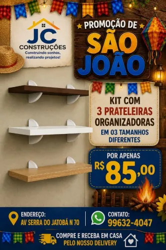Kit prateleiras