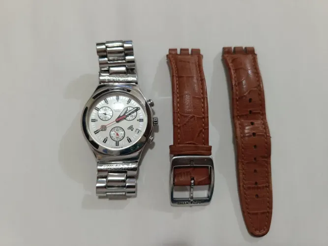 Relógio Swatch Mostrador Branco