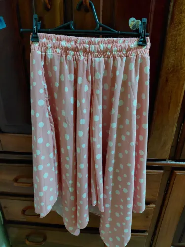 Saia longa rosa