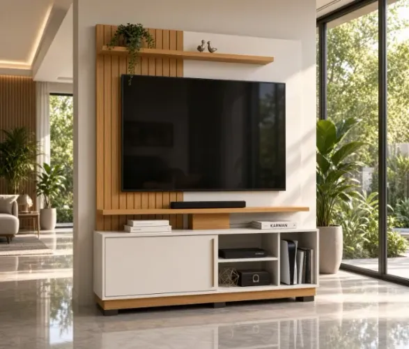Painel e Rack Home Theater Atenas (NOVO A PRONTA ENTREGA)