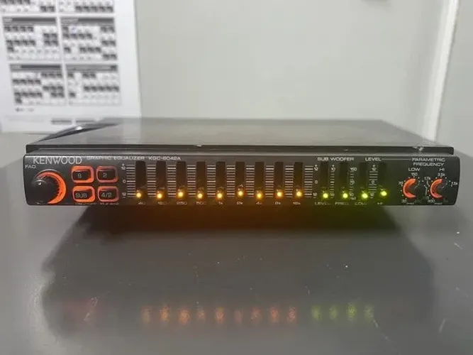 Som Equalizador Gráfico Kenwood KGC-6042A Raridade