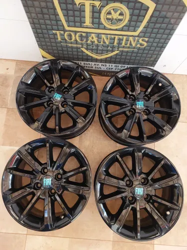 Rodas aro 14 FIAT Black piano Novas