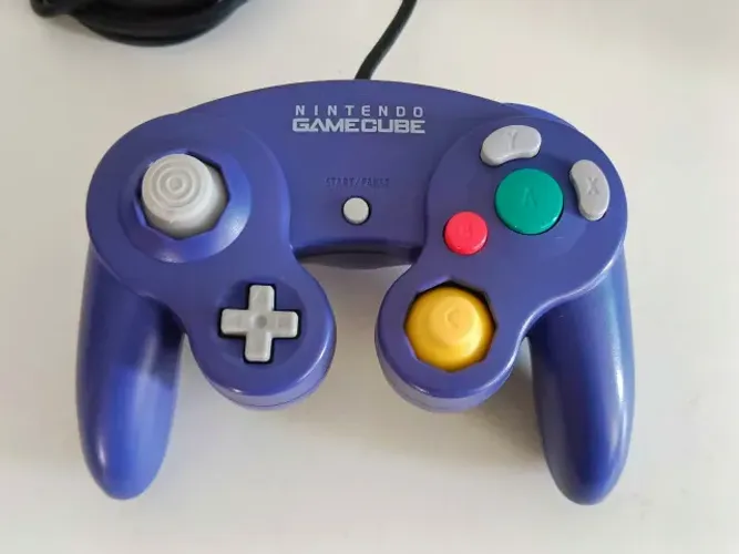 Controle Nintendo GameCube Original Roxo