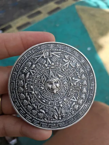 PIGENTE,BROCHE AZTECA PRATA 925 MÉXICO