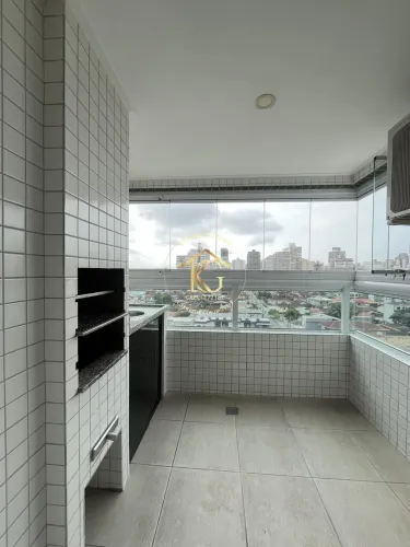 Apartamento A Venda 1 Quarto Sacada Gourmet Guilhermina Praia Grande São Paulo