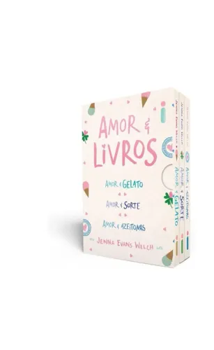 Box de Amor e Gelato - 3 Livros