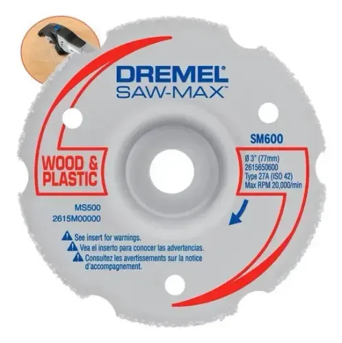 Disco Metal Duro Saw Max Multi P/ Rente A Face Dsm600 Dremel