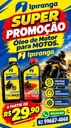 Óleo de Motor para Motos.