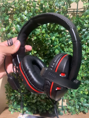 Fone gamer headset com abafador