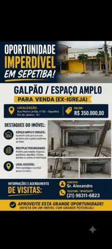 Vendo espaço com 540 metros2