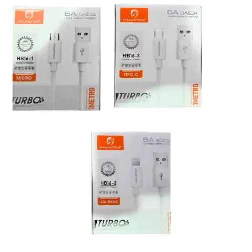 cabo 6A turbo Lightning tipo c e micro