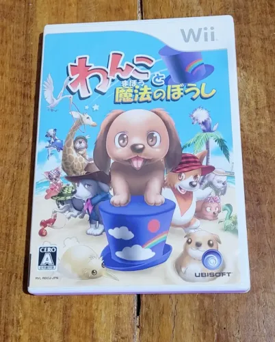 Wanko to Mahou no Boushi - Dogz 2 - Original Nintendo Wii Japones CIB