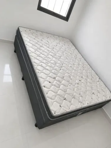 Cama mais colchão espuma grosso Ortobom casal higienizada entrego sem taxa