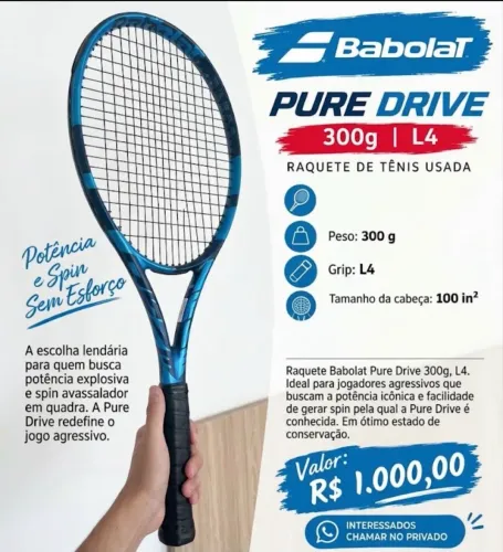Raquete Babolat Pure Drive L4