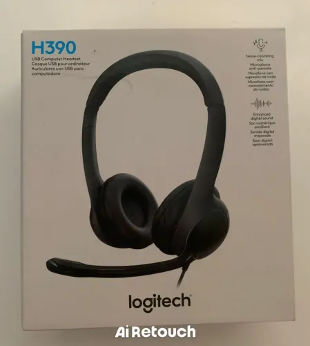 Headset Logitech H390 USB Microfone Fone Home Office R$149,99